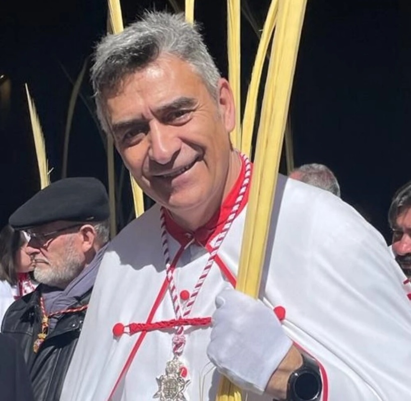 Ricardo Fernández, presidente de la Hermandad de Cofradías