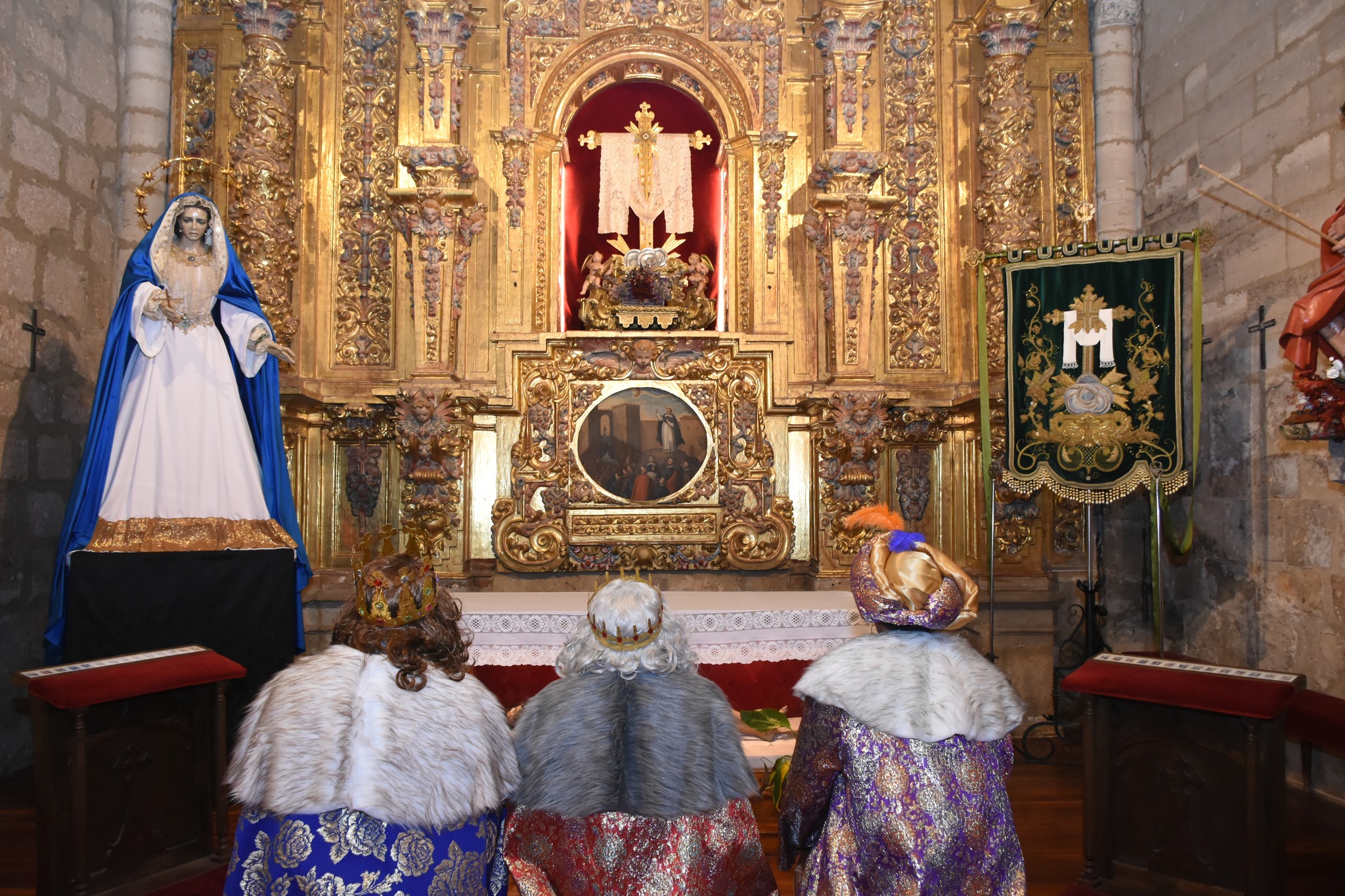 Visita de Sus Majestades los Reyes Magos de Oriente